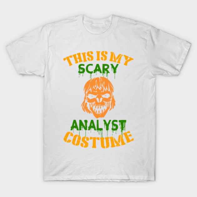 This Is My Scary Analyst Costume T-Shirt-TOZ